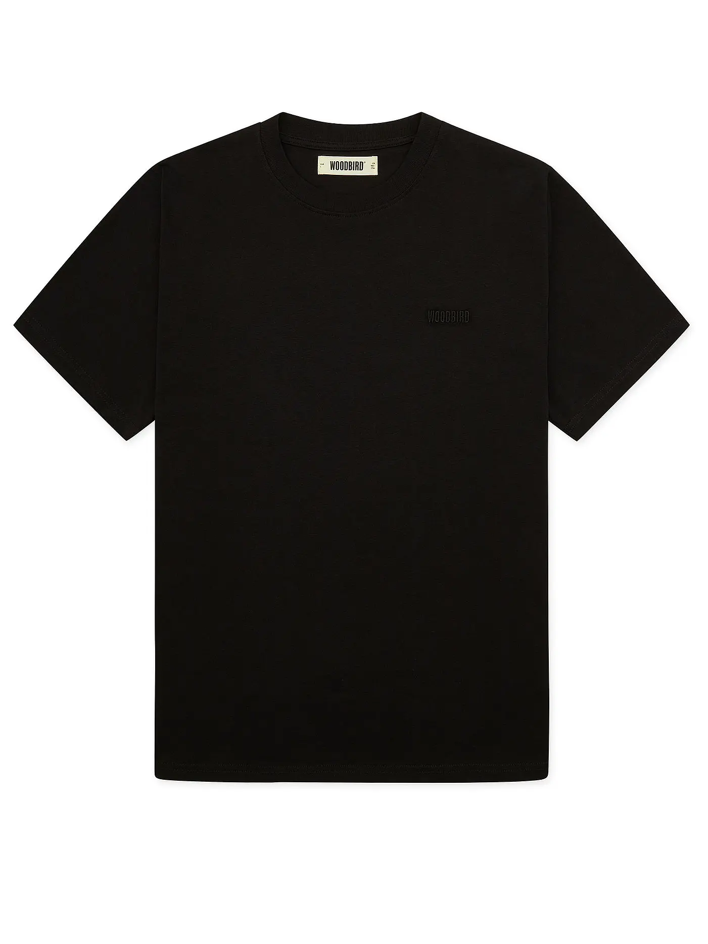 WOODBIRD | T-Shirt WBBAINE | schwarz